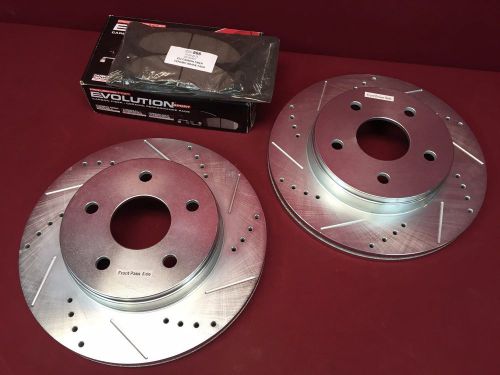 Power stop kc2167 performance brake kit (rotors &amp; pads only), front only