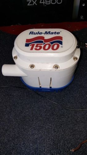 Rule mate 1500 automatic bilge pump