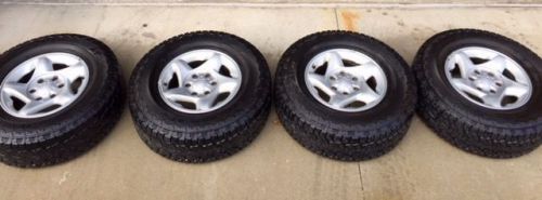 4 16x7 toyota tacoma trd wheels &amp; 265/70r16 hankook dynapro atm tires