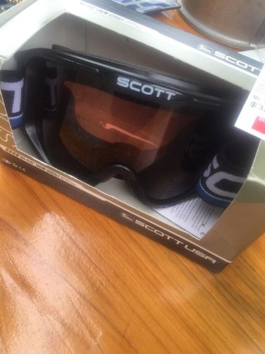 Scott sports usa goggles clear no fog lens black orange