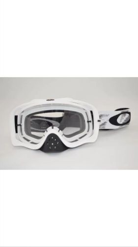 Oakley® crowbar® goggles mx atv motocross motorcycle dirt bike matte white speed