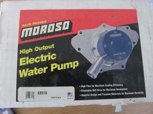 Moroso high flow electric water pump universal p/n 63570