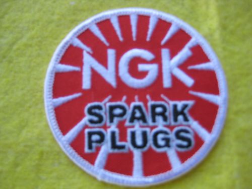 Ngk spark plugs racing patch 3&#034; x 3&#034;