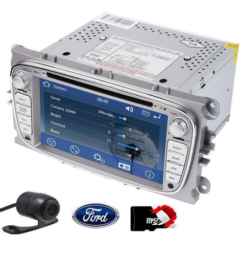 7&#039;&#039; auto radio for ford mendeo focus gps navigatio car stereo dvd player+camera