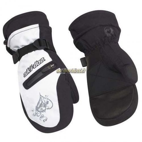 Ski-doo muskoka mitts - white