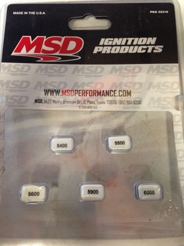 Msd igntion rpm module chip kit lot(5) 5400,5500,5600,5900,6000 module for box