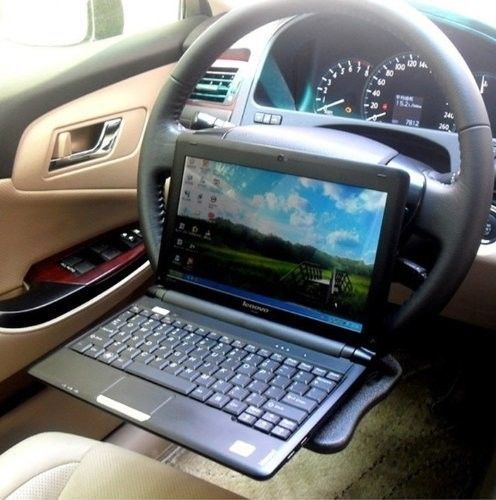 Zone tech car ipad laptop eating steering wheel travel desk tray organizer