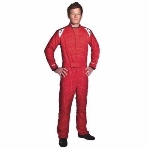 Oakley - coilover 2 sfi-5 / fia racing suit 3.2a/5 fire rated nomex - red xxl