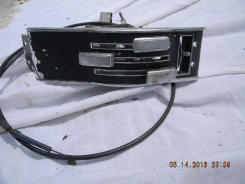 1968 mustang heater control assembly