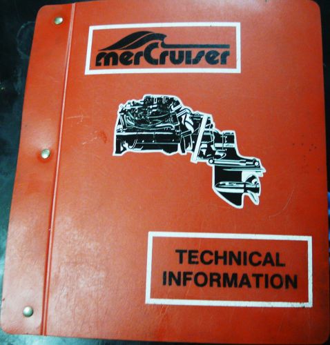 Mercruiser complete set service manual like new