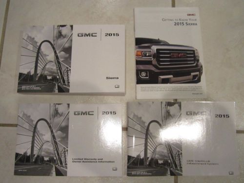 2015 gmc sierra owners manual. free shipping