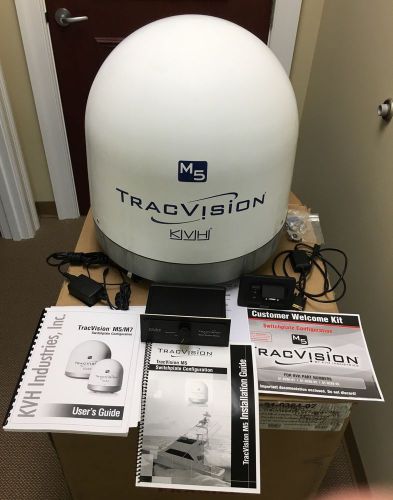 Tracvision m5 by kvh industries satelite tv antenna system