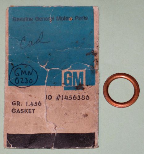 1949-1965 cadillac nos oil pan drain plug gasket 1456386