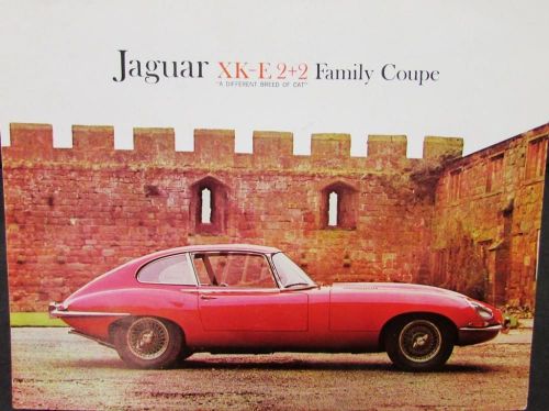 Original 1966 jaguar dealer sales brochure spec sheet xk-e 2+2 coupe