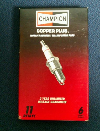 Champion: spark plug, 6 pack  p# 11  rf18yc,   /  (5306)* new