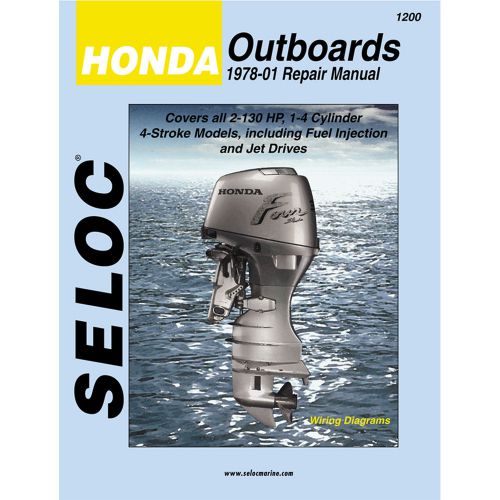 Seloc service manual honda outboards - all engines - 1978-01 -1200