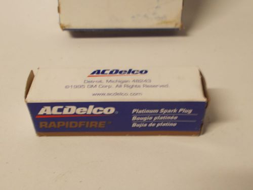 Acdelco rapidfire performance platinum spark plugs 19145287 x 8