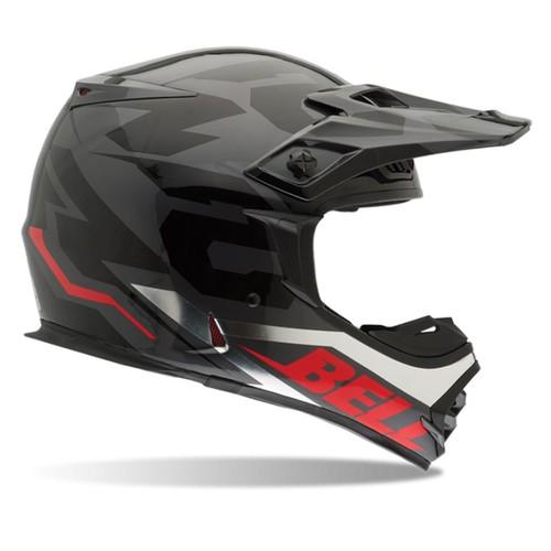 Bell mx-2 fifty four mx/offroad helmet gray/black chrome