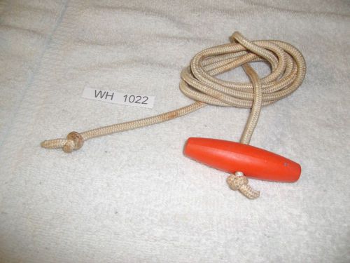 Outboard starter cord pull rope
