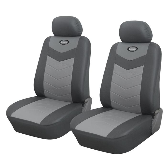 Front car seat covers compatible with nissan 157 slate