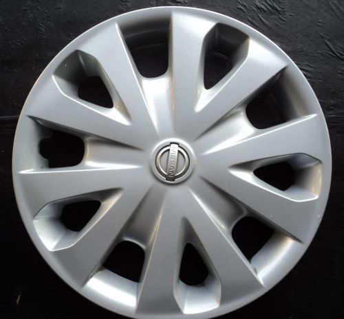 15&#034; nissan versa 2012 - 2015 silver wheel cover hubcap rim covers 570-53087