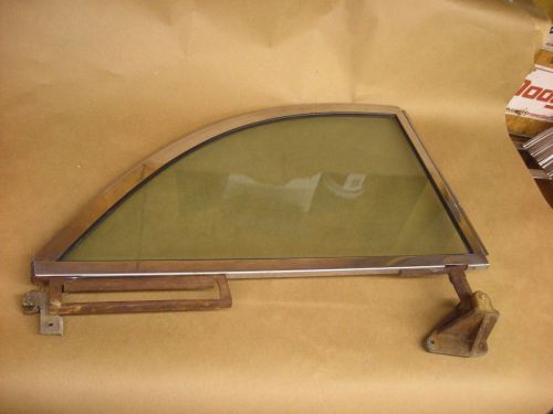 52 53 54 ford victoria skyliner convertible mercury quarter window glass right