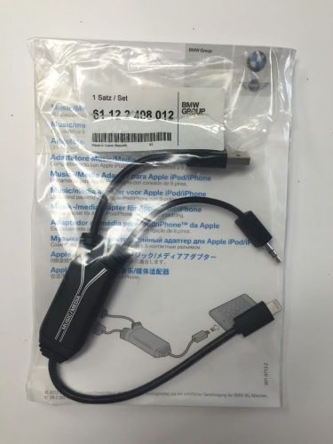 Bmw genuine iphone 5 in-car ipod/iphone 5 usb music media cable 61122408012