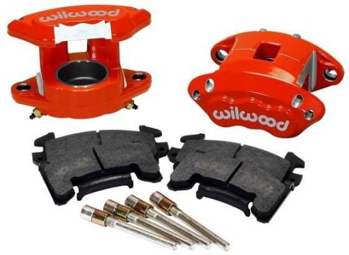 Wilwood d154 brake caliper &amp; high performance e pad set,front,0.81,red,gm metric