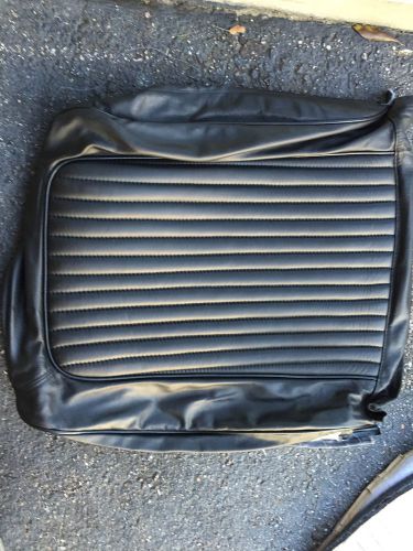 1963 corvette black leather seat cover from al knoch