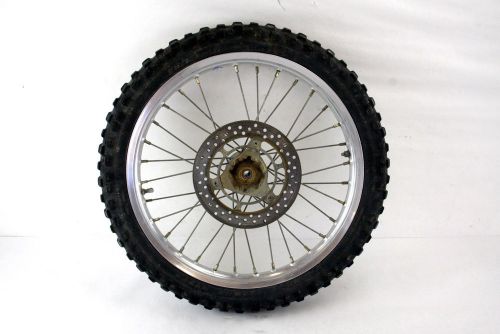 Front wheel with rotor 2000 suzuki rm80 rm 80 assembly 70/100-17 oem