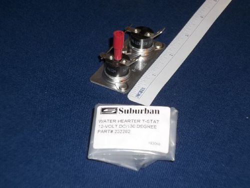 Suburban rv 232282  water heater thermostat- 12v - 130 degree - new! - in stock