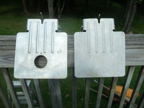 Two - the happy troller large trolling aluminum plates 12&#034; x 14&#034;  50+ hp