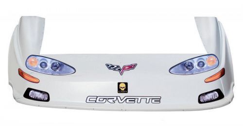 Five star race bodies 925-417w md3 chevrolet corvette  combo nose kit white