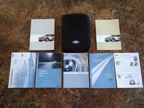 2008 ford edge owners manual w/ case &amp; other supplements - #e-f-h