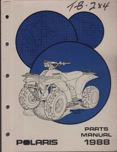 1988 polaris atv trail boss 2 x 4  w887527  parts manual   (683)