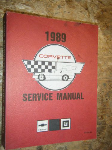 1989 chevrolet corvette original factory service manual shop repair