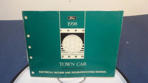 1998 98 lincoln town car electrical vacuum and troubleshooting shop manual oem