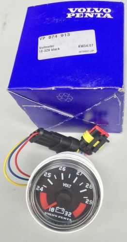 Volvo penta voltmeter part # 874913 brand new in box with instructions oem