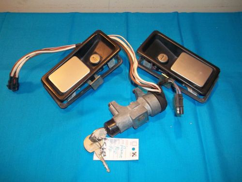Range rover classic ignition switch and door handle lock set with 2 keys