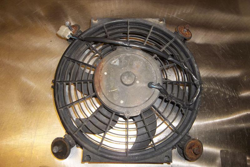 Suzuki samurai ac air conditioning condenser electric fan aftermarket moves air!