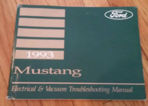1993 ford mustang electrical &amp; vacuum troubleshooting manuel muscle car