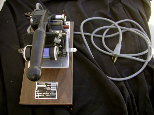 Vintage franklin hot stamping emboss imprinting machine