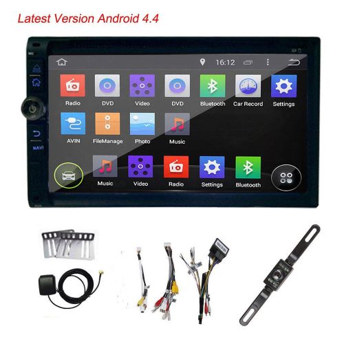 Gps navi 7&#034; 2din hd android 1080p car dvd player stereo radio wifi bt map+camera