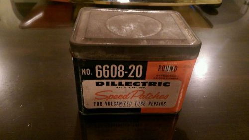 Dillectric 6608- 20 speed patch tire repair for vulcanized tube repairs nos