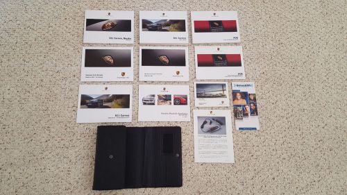 2013 porsche 911 carrera owners manual kit - complete and excellent