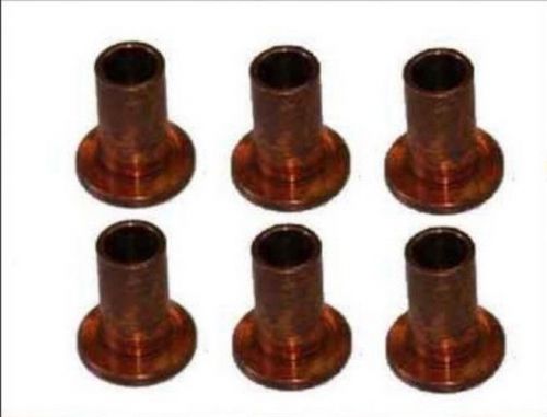 1st gen 89-93 7mm to 9mm injector adapter sleeve 6 pack for dodge diesel cummins