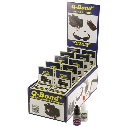 10 kits w/ retail display box - q-bond glue adhesive ultra strength