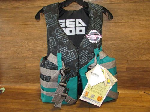 Seadoo jet ski brand new life jacket teal green adult medium 298475274