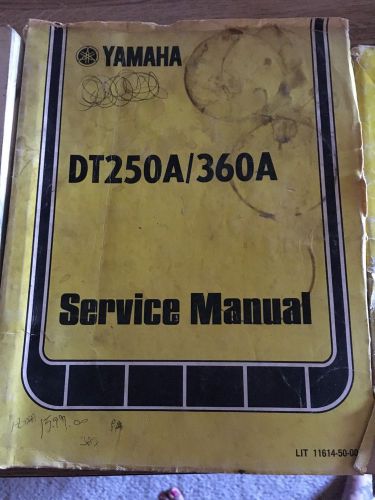 Yamaha dt250a/360a service manual