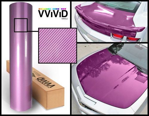 Purple carbon hi gloss tech art laminated vinyl car wrap 25ft x 5ft 3 layer v9